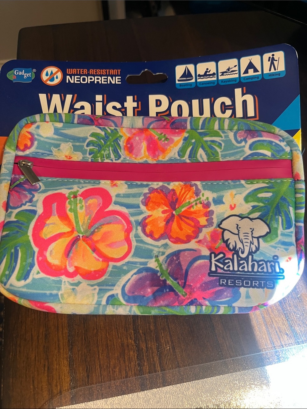 Kalahari Resorts Floral Waist Pouch - Bright Multicolor